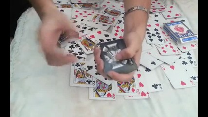 Як Фокус със карти - от Дейвид Блейн (david Blaine`s cool card trick)