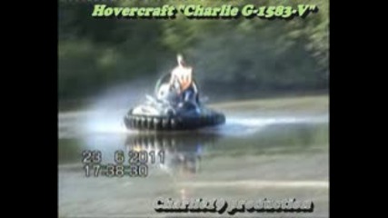 Hovercraft Charlie G-1583-v test drive 2 -23.06.2011g.