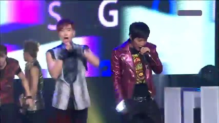2pm - Hands Up - ^ Goodbye Stage ~ Music Core (23.07.11)