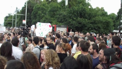 Протести срещу закона на горите 14-ти юни, Орлов мост, София -05