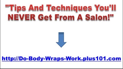 Weight Loss Body Wraps At Home