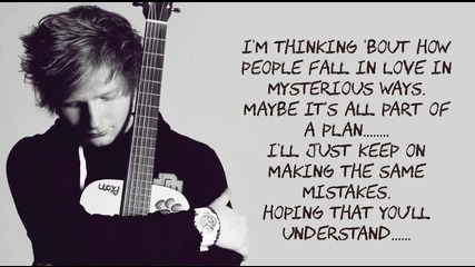 Thinking Out Loud by Ed Sheeran (lyrics)
