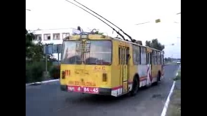 Тролейбус Зиу в Донецк 