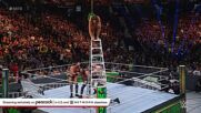 Riddle connects with Floating Bro off a ladder: WWE Money in the Bank 2022 (WWE Network Exclusive)