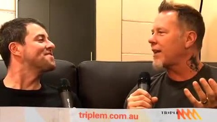 James Hetfield Talks About the ugly jumper worn by the life coach in Skom 