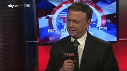 Miss Tessmacher backstage interview - No Surrender 2012