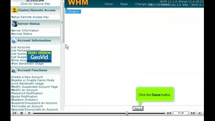 Suspending or unsuspending an account by www.vivahost.com