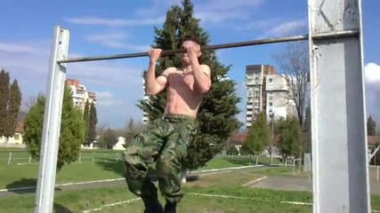 Български войник - физическо упражнение (част 2)