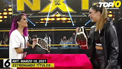 Top 10 Mejores Momentos de NXT: WWE Top 10, Mar 10, 2021