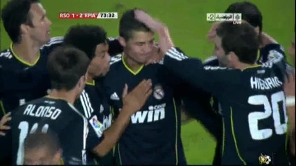 Реал Сосиедад 1:2 Реал (мадрид) / гол нa Кристиано Роналдо / 