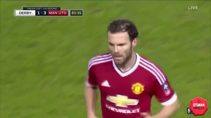 Highlights: Derby County - Manchester United 29/01/2016