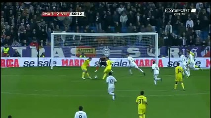 Real Madrid 6 - 2 Villarreal Liga Football Video Highlights 