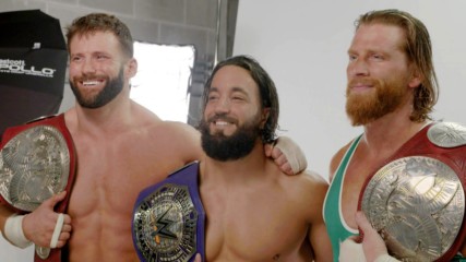 Zack Ryder & Curt Hawkins put on the Raw Tag Team Titles for the first time: WWE.com Exclusive, April 7, 2019
