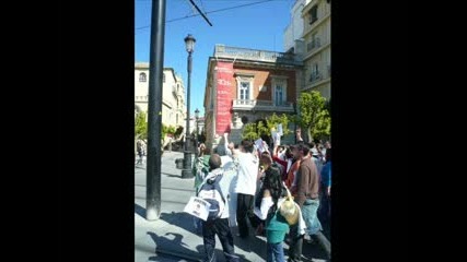 Manifestation - Univ. Of Sevilla - 7 May 2008
