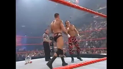 Wwe Unforgiven 2003 Randy Orton vs Shawn Michaels