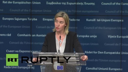 Belgium: Syrian crisis is most serious war of our time - Mogherini