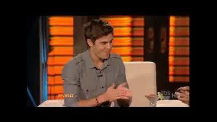 Zac Efron at Lopez Tonight Show