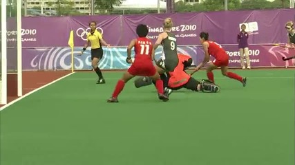 Младежки олимпийски игри 2010 - Хокей на трева жени Южна Корея - Ейре 