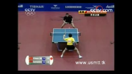 Тенис На Маса - Vladimir Samsonov Vs. Chen Qi 2008