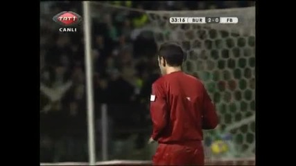 Красив гол на Димитър Иванков срещу Фенербахче (11.02.2010) 