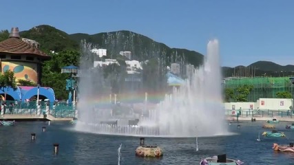Пеещи фонтани в Хонг Конг - Ocean Park Aqua City