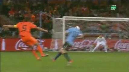 Уругвай 0:1 Холандия - Гол на Джовани ван Бронкхорст 