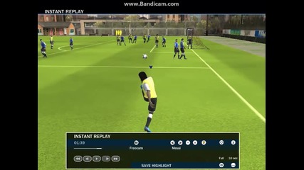 Messi и неговият ляв крак | Free kick от много трудно положение - Fifa 10
