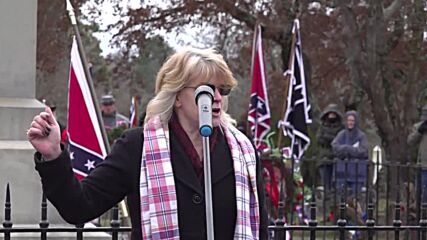 USA: Lexington residents attend Lee-Jackson Confederate parade at renamed cemetery