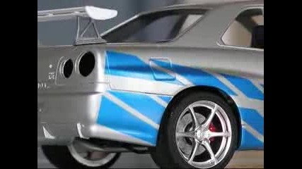 2 Fast 2 Furious 1/24 Skyline (making of) 
