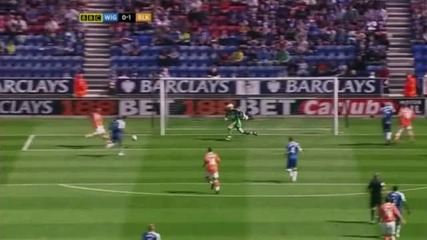 14.08.2010 Блекпул 1 - 0 Уигън гол на Тейлър - Флетчър 