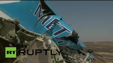 Egypt: Russian delegation visits plane crash site in the Sinai