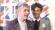 One Direction talk about the weird gifts they receive from fans on the red carpet at the Brit Awards