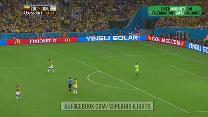 1/8 финал: Колумбия 2 – 0 Уругвай // F I F A World Cup 2014 // Colombia 2 – 0 Uruguay // Highlights
