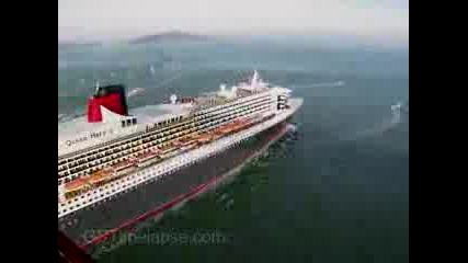 Queen Mary Slips In