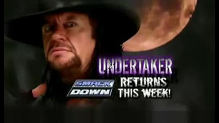 The Undertaker - Returns On Smackdown 4.9.2009 And Takes On Cm Punk At Wwe Breaking Point 2009