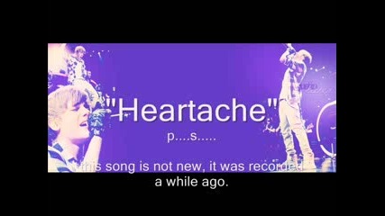 Heartache - Justin Bieber + Lyrics ( New Official 2011 Song )
