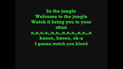 Guns N' Roses - Welcome to the Jungle { lyrics }