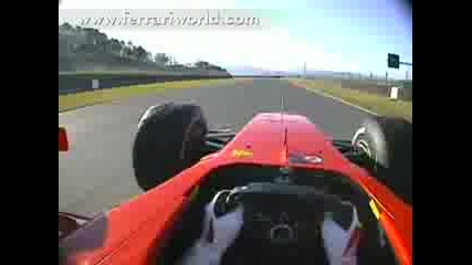 Scuderia Ferrari F60 In Action With Felipe Massa