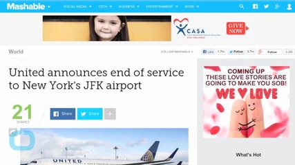 United Ends Service to New York's JFK