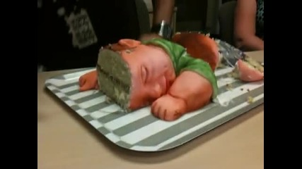 Такава торта не сте виждали-бебе торта
