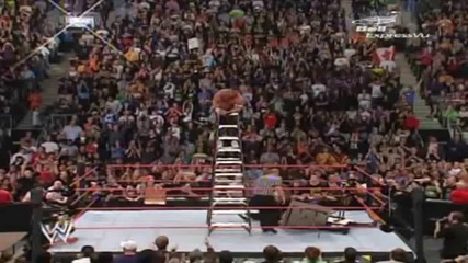 John Cena Fu On Edge Through 2 Tables - Hd Unforgiven 2006