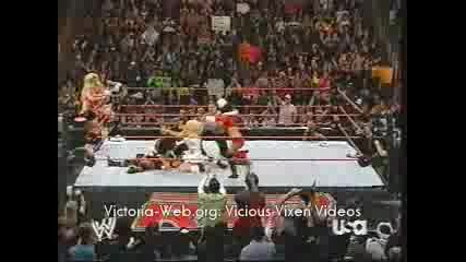 Layla, Jillian, Melina, Victoria Vs. Kelly Kelly,michelle,maria,mickie James [divas Christmas Match-