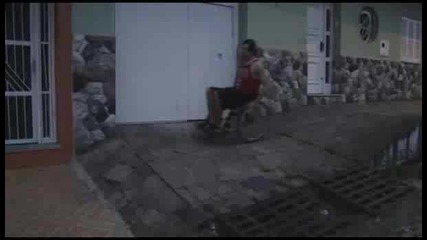 Parkour с инвалидна количка