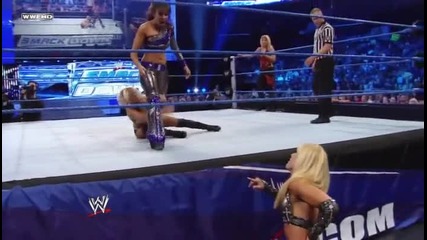 Kelly Kelly and Beth vs Laycool Smackdown 08.04.2011