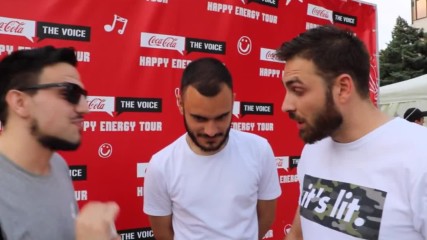 Coca cola the voice happy energy tour 2017 Blagoevgrad