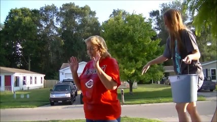 Mom's ice bucket challenge