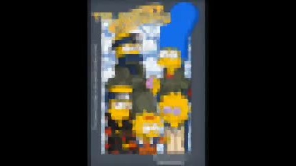 Naruto South Park and Simpson style 