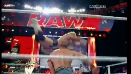 John Cena Fisherman Suplex to Jack Swagger (hq)