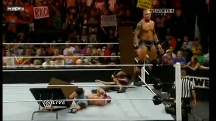 Raw 13.09.2010-john Cena vs Randy orton(table mach)
