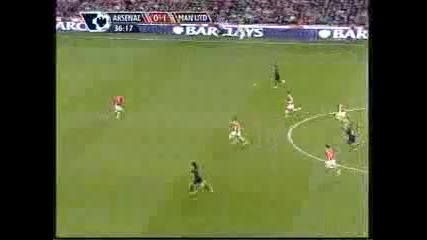 Man Utd 3 - 1 Arsenal { 1 полувреме - голове } 1 - 31 - 10 